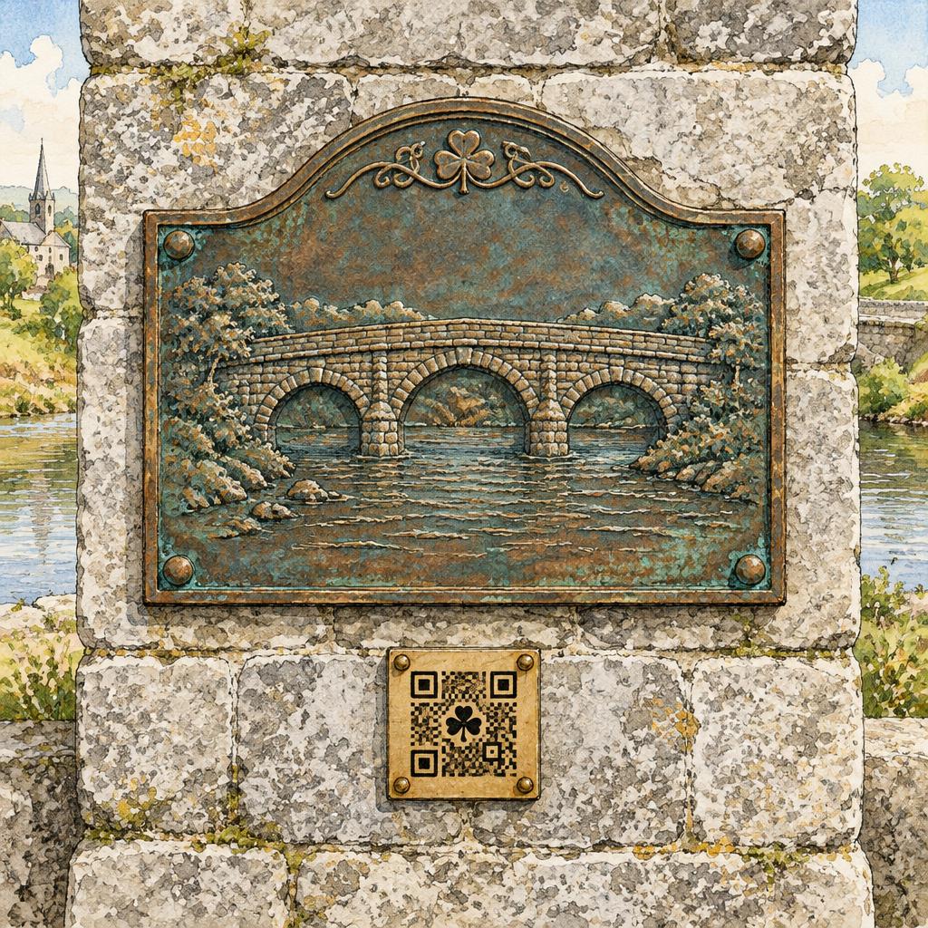 Illustration for Heritage Plaque Upgrade in fictional Kilbracken