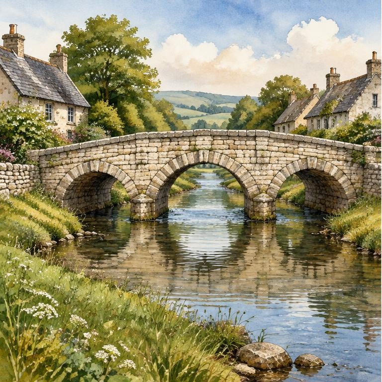 Illustration for Heritage Story Trail in fictional Kilbracken